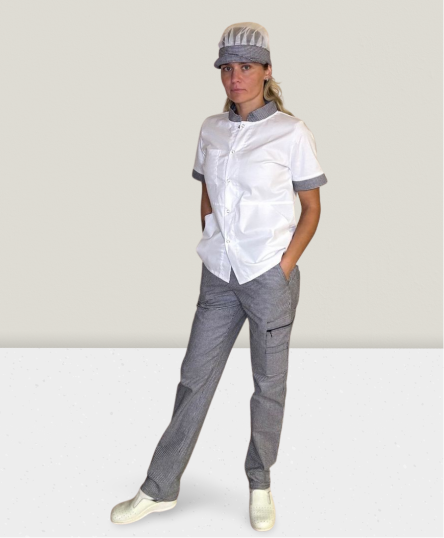 Moteriškos šefo kelnės KL-4P