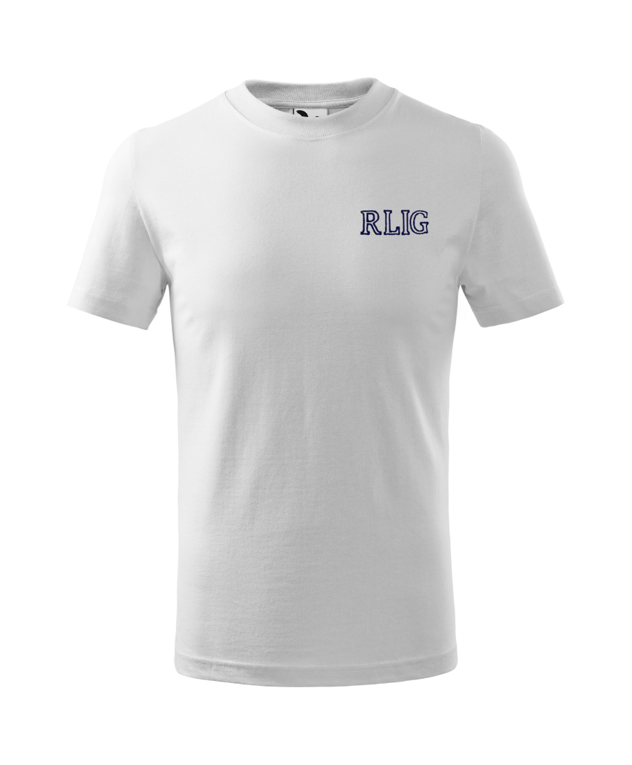 Rietavo Lauryno Ivinskio gimnazijos marškinėliai vaikams su logo „Basic“ 138