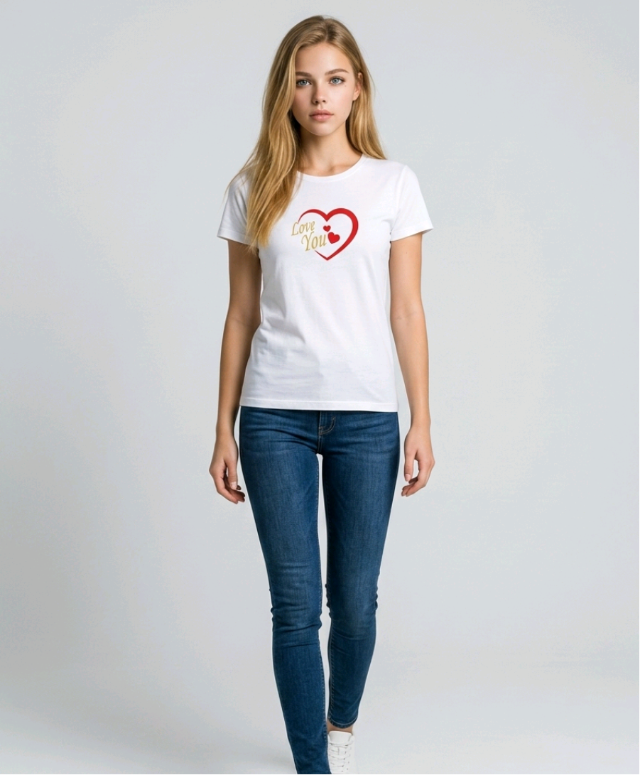 Unisex t-krekls "LOVE YOU"