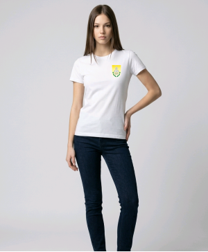 Klaipėdos r. Kretingalės pagrindinės mokyklos unisex marškinėliai su logo P73