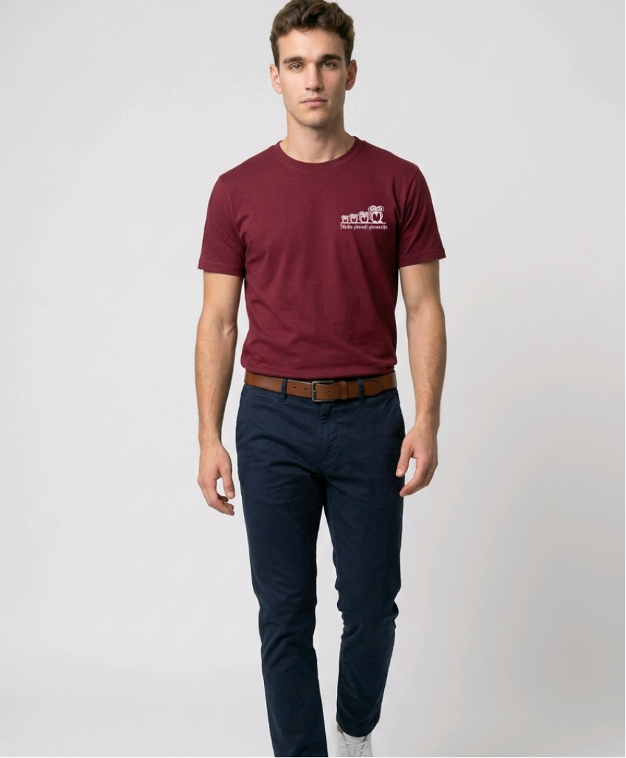 Šilutės pirmosios gimnazijos unisex marškinėliai su logo 137
