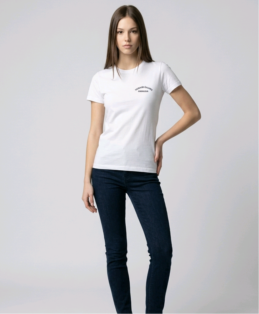 Tauragės Žalgirių gimnazijos unisex marškinėliai su logo P73