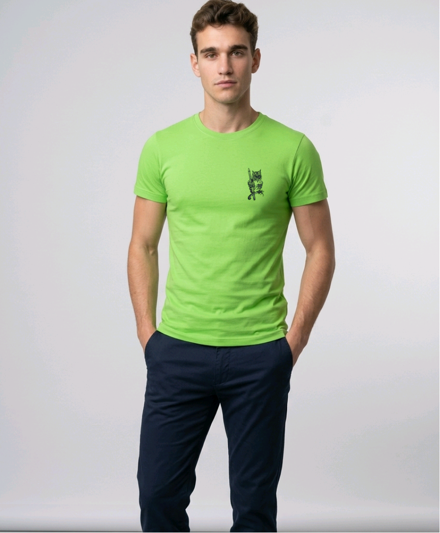 Biržų "Atžalyno" pagrindinės mokyklos unisex marškinėliai su logo P73